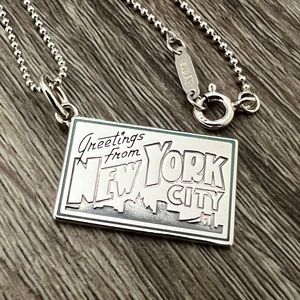 Post‎ card necklace